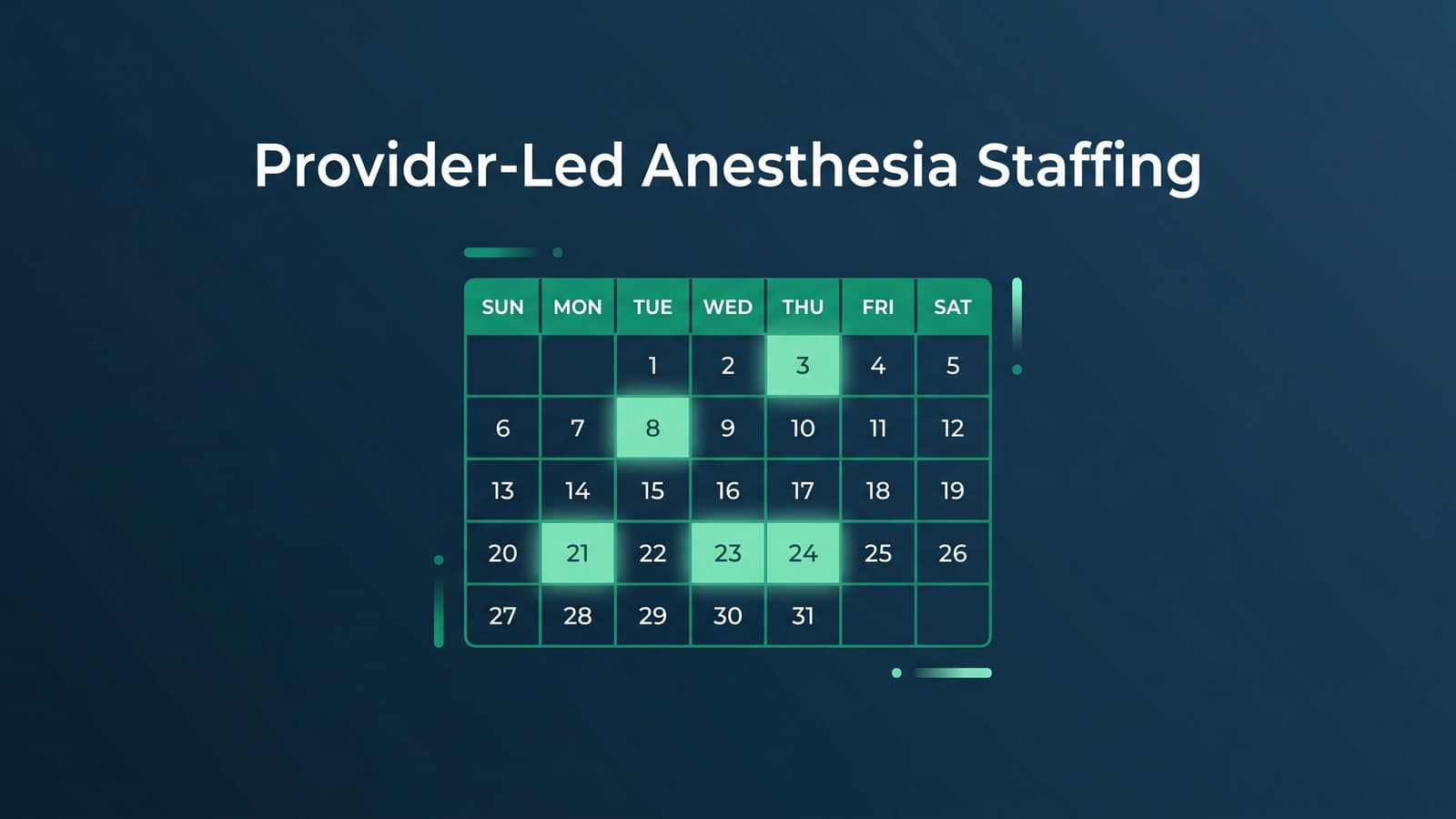 Provider-Led Anesthesia Staffing: How CRNAs Set Their Own Schedule and Get Booked On Demand